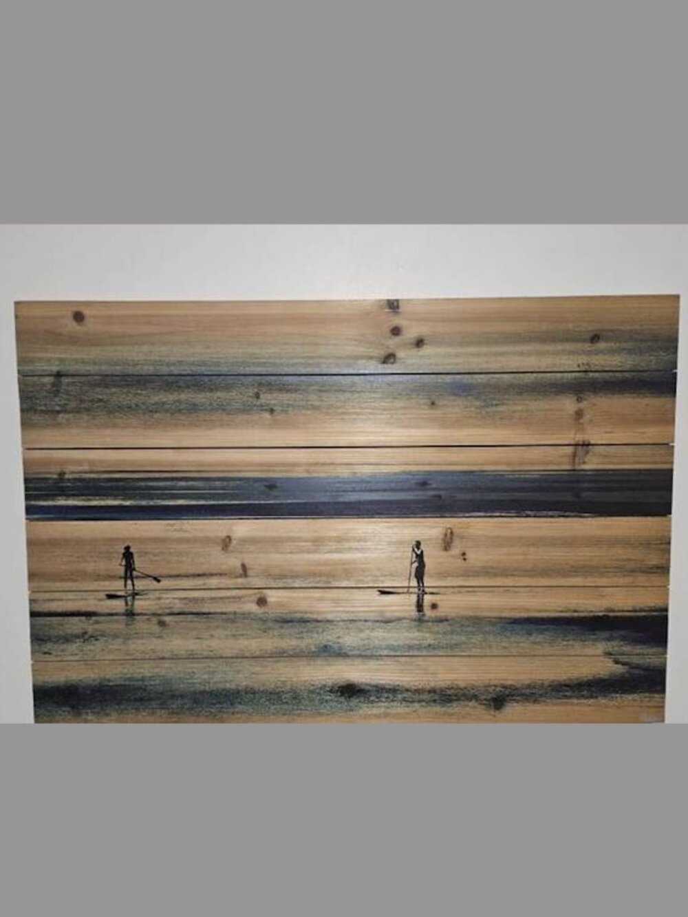 ‘Surf’s Up’ Plank Wood Art, by Parvez Taj [Large] ($399 new!)